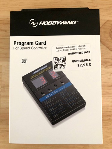 Hobbywing programmier box für - hobbywing, programmier-box