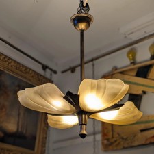 Vintage Art Deco Muschel Blume