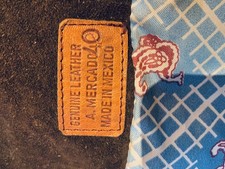 Lederjacke Fransenjacke Braun