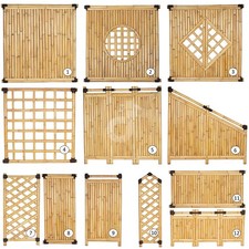 Bambus Sichtschutz Garten Zaun