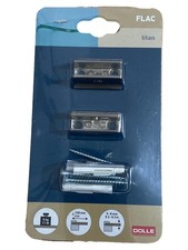 Dolle Regalhalter Regalbodenträger FLAC titan Silber für 5-8mm Glasböden