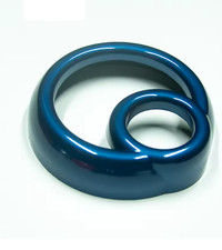 Akzentring blau glanz Optik