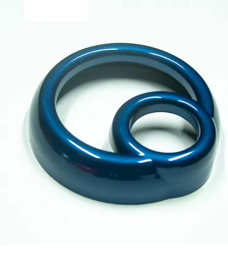 Akzentring blau glanz optik - blau,