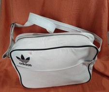 Adidas weiss  Vintage 80er Umhängetasche Shopper Schultertasche