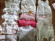 11 tlg. Baby Body Strampler T-shirt Gr. 50-56, 62-68 versch. Marken Mädchen  05