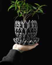 Vase Pot Echt- Trocken- und Kunst Pflanzen Wunschfarbe Moderne Invader Planter