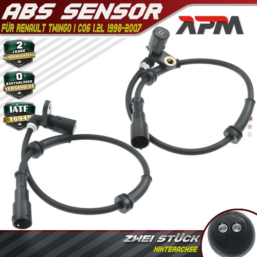Abs sensor hinterachse - 2x,