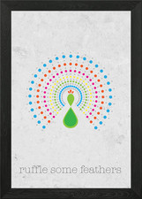 Rüsche einige Federn