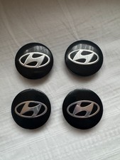 4x 56mm Für Hyundai Schwarz