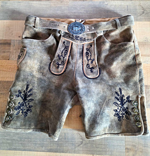 Herren trachten leder kniehose - leder,