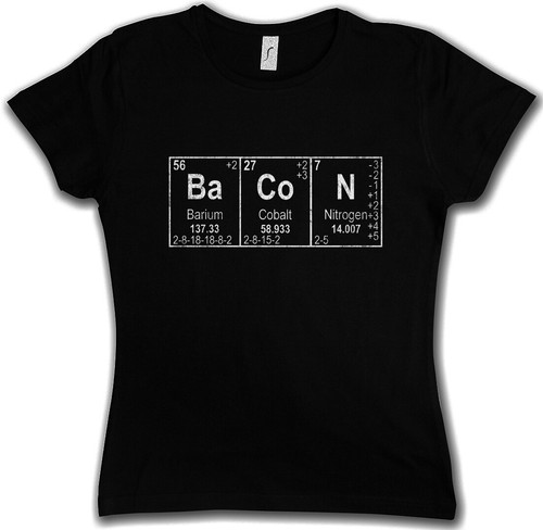 Damen t shirt bacon - co, i