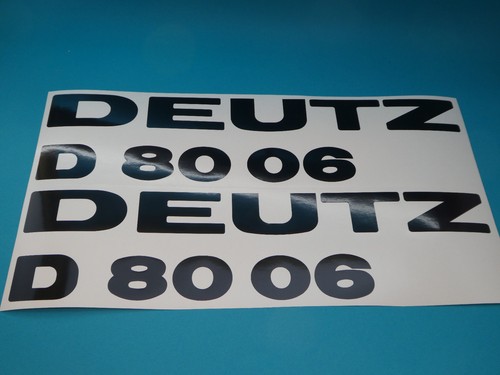 Deutz 8006 aufkleber logo - deutz,