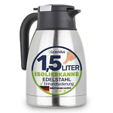 Edelstahl Isolierkanne 1,5