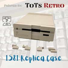 Commodore 1581 Replica Case 3d