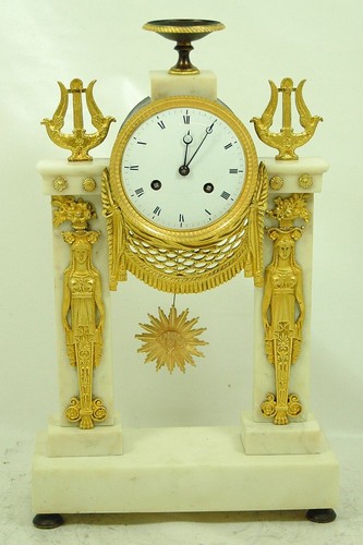 Portal uhr empire um 1800 - ,