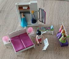 Playmobil 70208 Dollhaus Schlafzimmer Bett leuchtet, ohne Nähecke