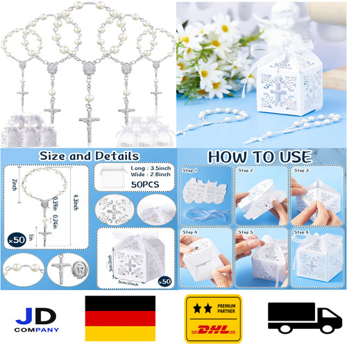 Taufgeschenke acryl rosenkranz - taufgeschenke,