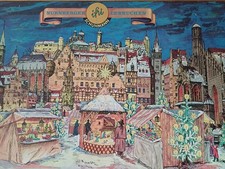 Weihnachten Nostalgie große Lebkuchen Dose SCHUMANN ca. 30 x 42 cm / h 13,5