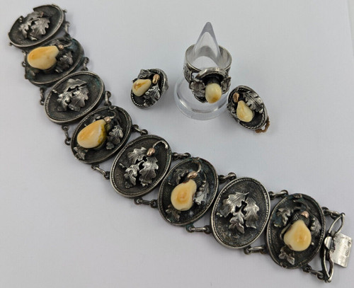 Art deco grandel schmuckset - art,