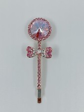 Haarklammer mit Swarovski® Rivoli Round Stone Lolli Haarklammer Geschenk Neu