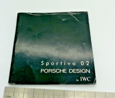 Porsche Design by IWC Watch Uhr Booklet X180