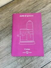 Braune/Anthrazite Original/Design Alessi Coban RS05 Espresso/Nespressomaschine