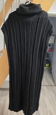Long Strickkleid  Ärmellos