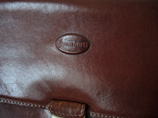 C.Comberti Aktentasche echtes Rindsleder made in Italy