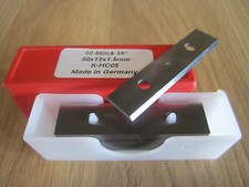 HW HM Hartmetall Wendeplatten Wendemesser 50 x 12 x 1,5 mm Z. 2 Neu 10 Stück