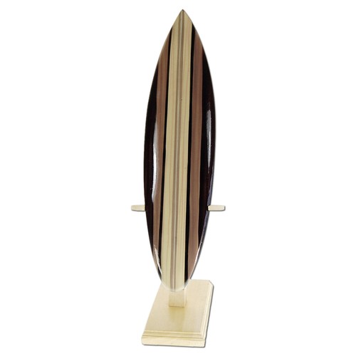 Deko holz surfboard lang - holz, 30