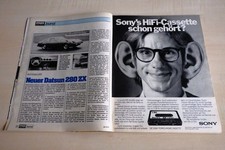 MOT 22/1978 Datsun 280 ZX mit 140PS in einer ersten Vorstellung auf einer Seite