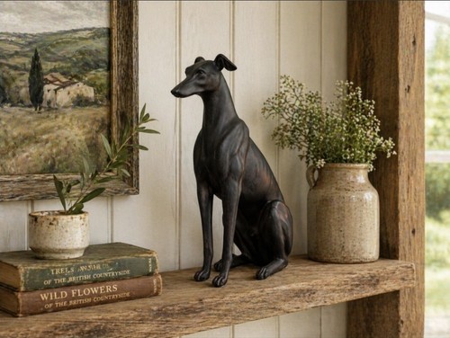 Windhund whippet hund statue - whippet,
