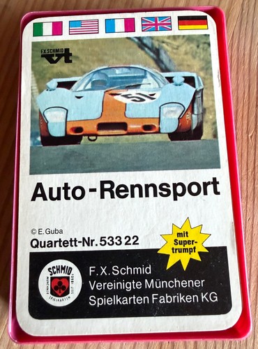 Quartett auto rennsport - quartett, auto-rennsport