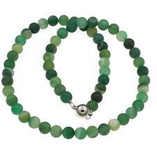 Kette mit Achat marmoriert 8