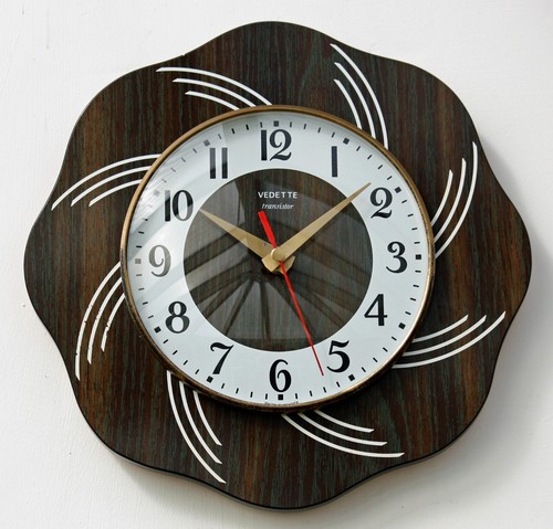 Vintage 26cm vedette wanduhr - wanduhr,