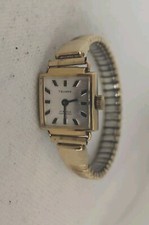 Trumpf 17 Rubis Antichoc Handaufzug Damenuhr Vintage Retro Sammler 