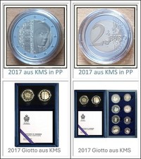 2017 San Marino 2 Euro - 750. Geburtstag  Giotto in PP aus dem KMS