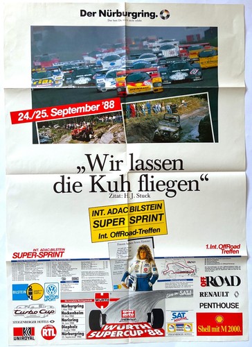 Original plakat nürburgring - original,
