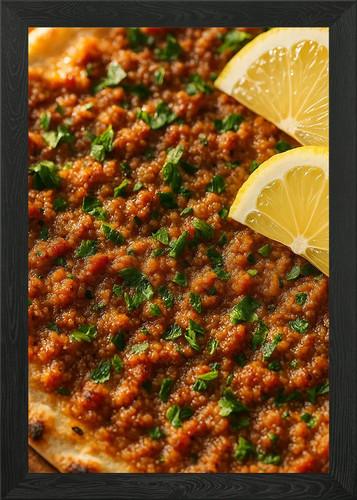 Nahaufnahme lahmacun - nahaufnahme, |