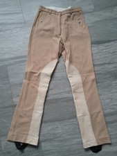 Reithose Sonnenreiter beige Jodhpur Echtlederbesatz  Gr. (84 42 lang) 40