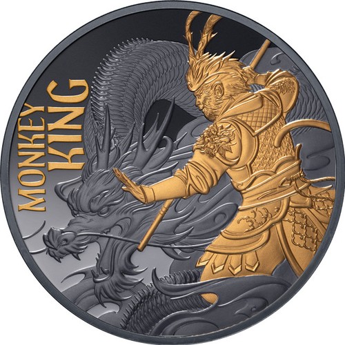 Monkey king silber black - monkey,
