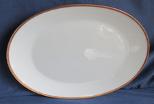 Rosenthal Servierplatte 33cm Form 2000 gem. Goldrand Porzellan Platte Loevy