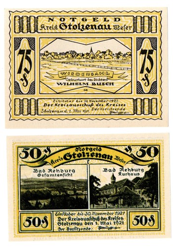 Notgeld kreis stolzenau - notgeld,