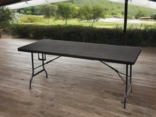 Ausklapptisch Holzoptik