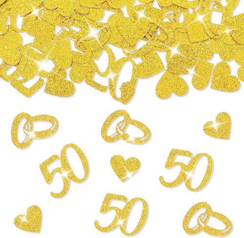 Tischdeko gold konfetti - tischdeko,