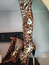 Overknee high heels extrem exotic pole gogo dance absatzschuhe plateau