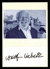 Wolfram Siebeck 1928-2016 Gastronomiekritiker und Journalist Signiert + G 42961