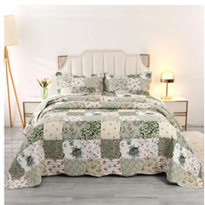 Patchwork tagesdecke 220x230cm - tagesdecke,