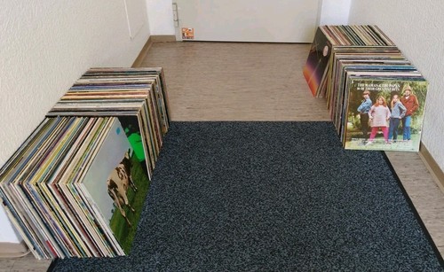 Große schallplatten sammlung - schallplatten,