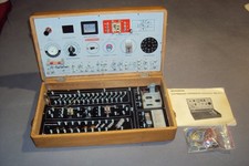 NECKERMAN 150 Elektro Experimentier Baukasten COMPUTER KOSMOS in Holzkiste